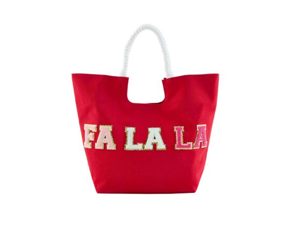 Holiday Canvas Patch Totes