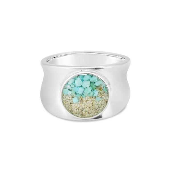 Bayview Ring Turquoise Gradient