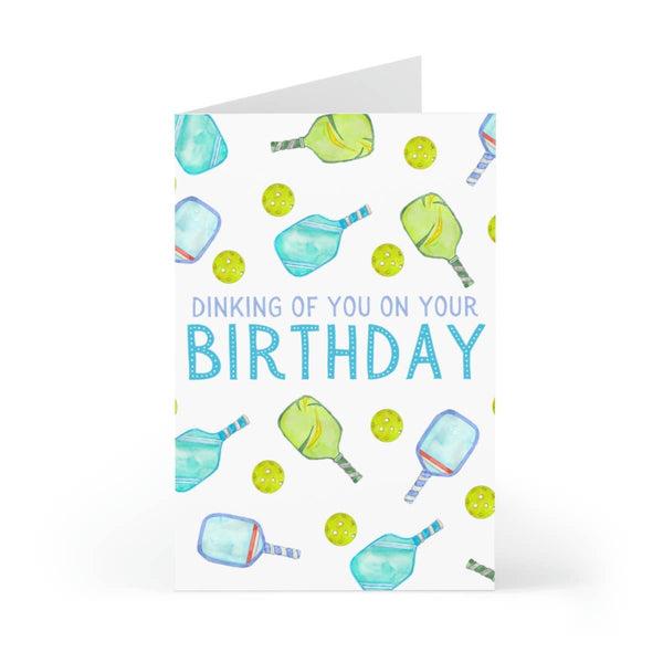 Pickleball Birthday Card - Pickleball Gifts - Happy Birthday