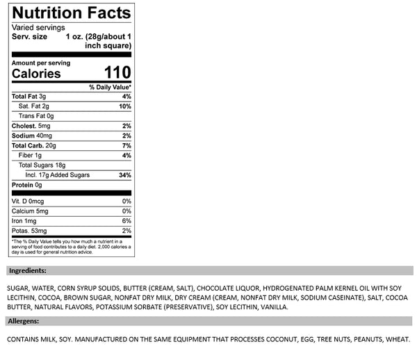 Chocolate Fudge Bar 8oz