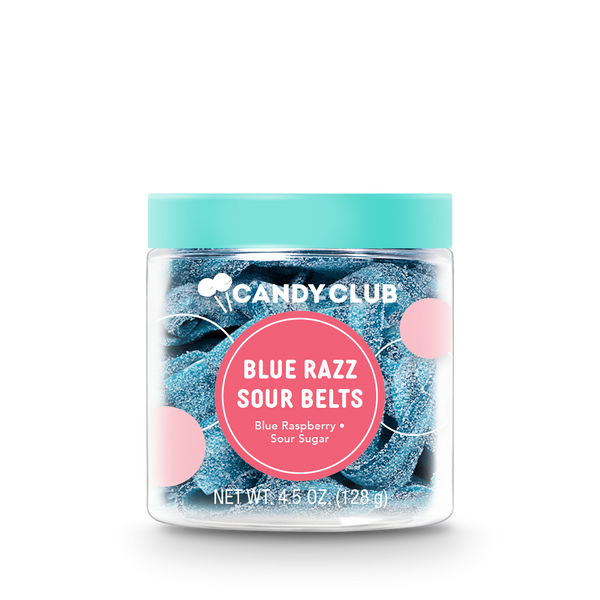 Blue Razz Sour Belts 4.5oz