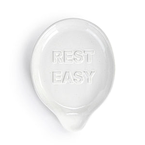 Rest Easy White Spoon Rest