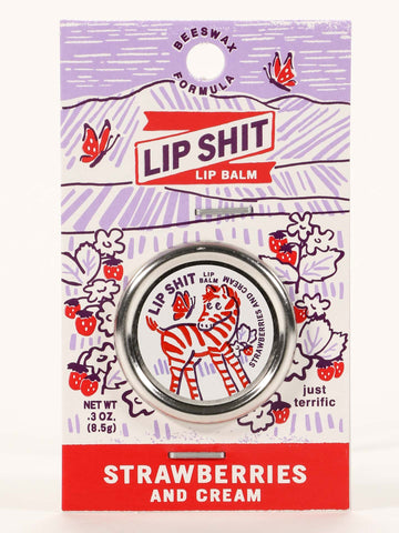 Lip Shit Lip Balm Strawberry Cream