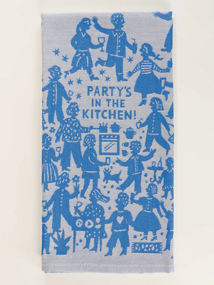 Party's In The Kitchen Dish Towel