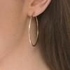Round Gold 2" Hoops