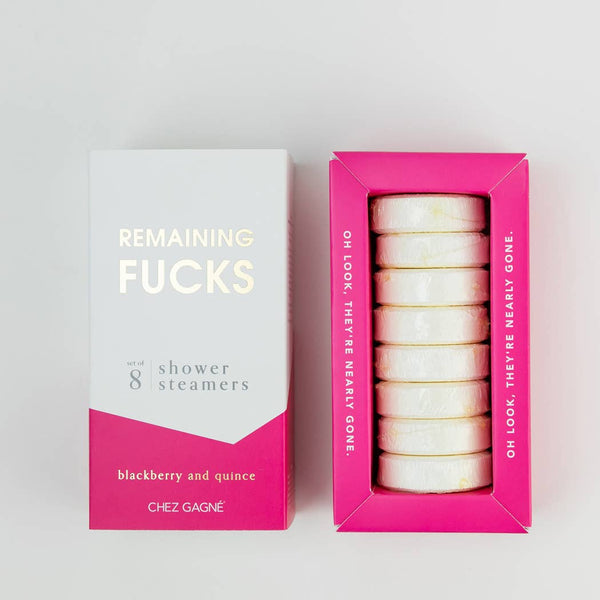 Remaining F*cks Blackberry Quince Shower Steamers