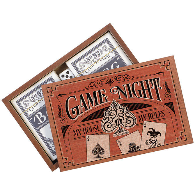 Game Night Cards With Dice