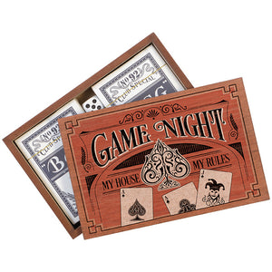 Game Night Cards With Dice