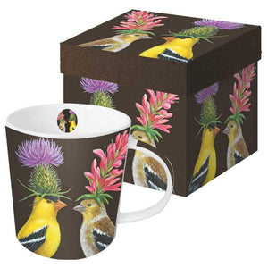 Goldfinch Couple Gift-Boxed Mug