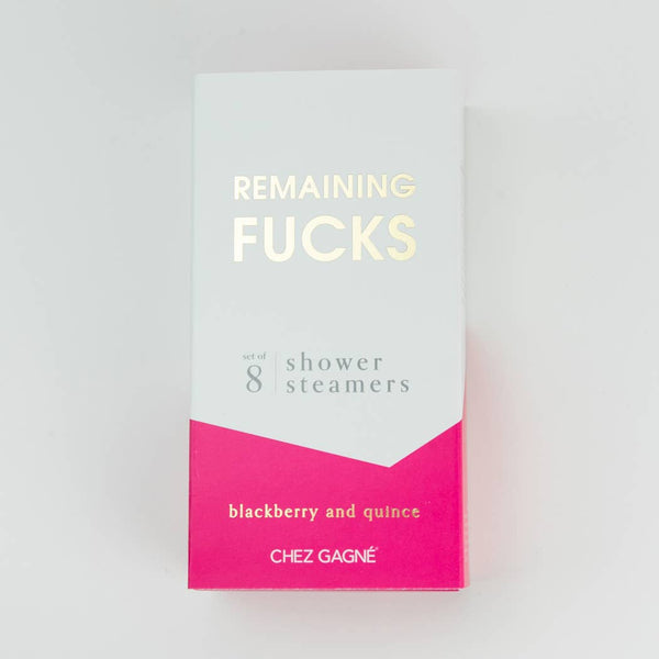 Remaining F*cks Blackberry Quince Shower Steamers