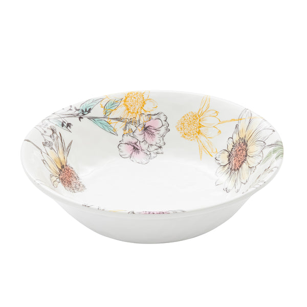 Melamine Serving Bowl, Spring Floral 14"