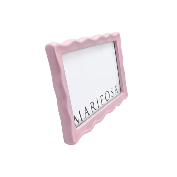 Wavy Pink 4x6 Picture Frame