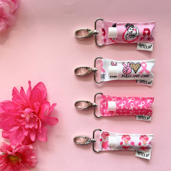 Breast Cancer Awareness LippyClip® Lip Balm Holder