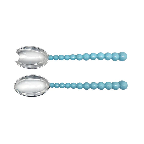 Pearled Large Salad Servers