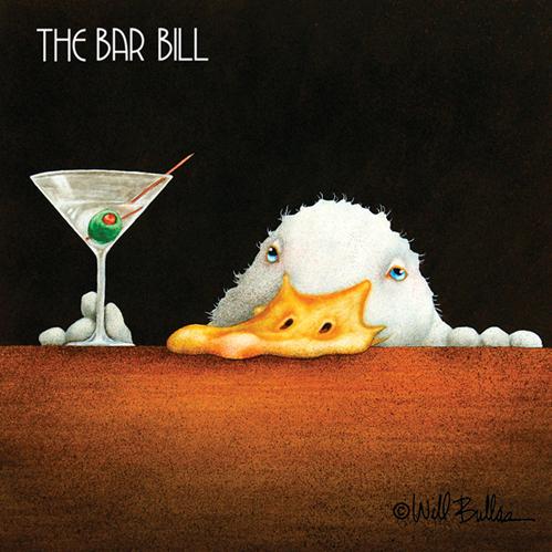 Bar Bill Beverage Napkin