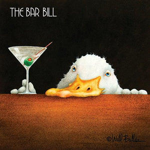 Bar Bill Beverage Napkin