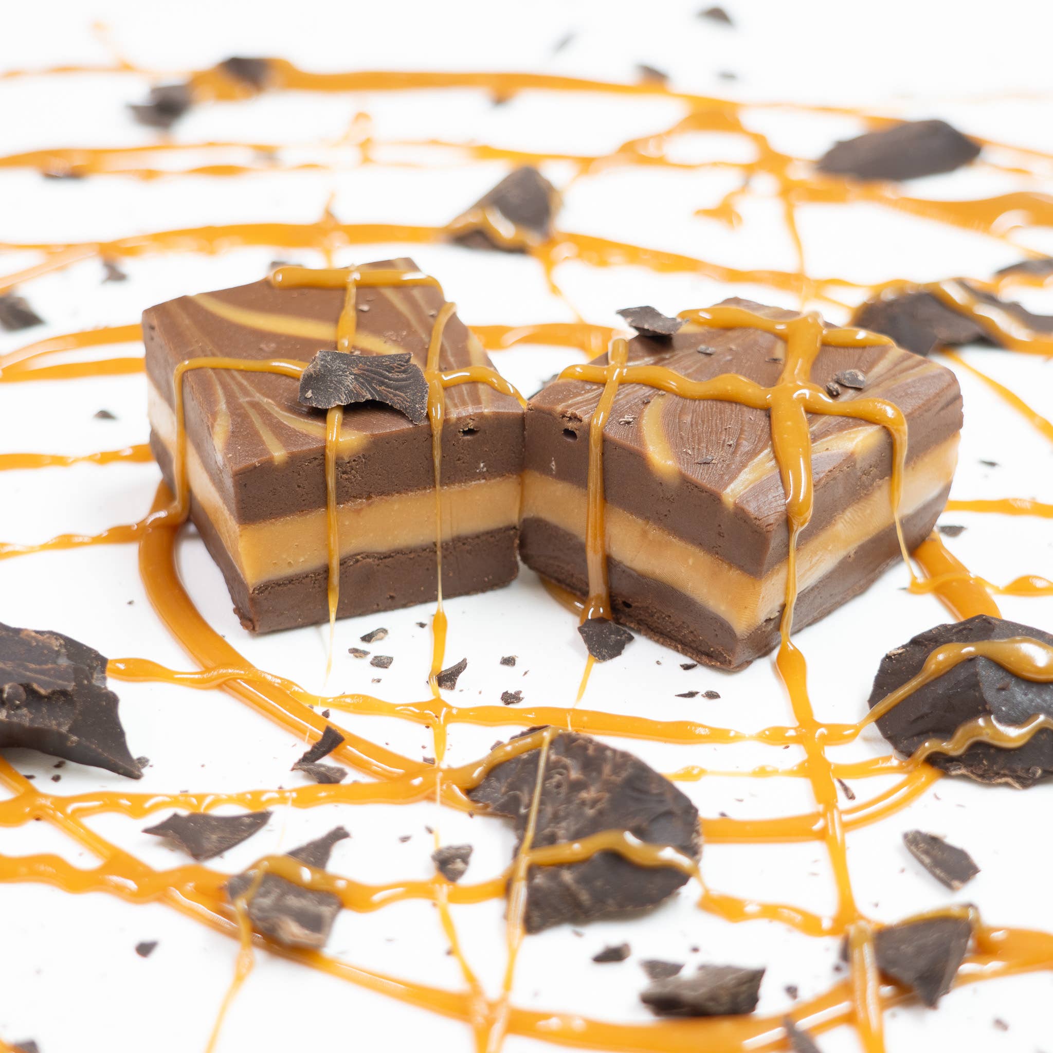 Caramel Chocolate Fudge Bar 8oz