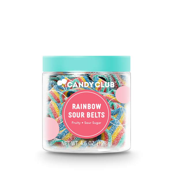 Rainbow Sour Belts 6oz