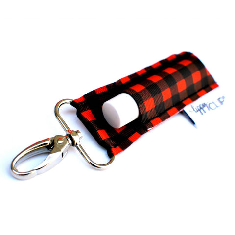 Buffalo Plaid LippyClip® Lip Balm Holder