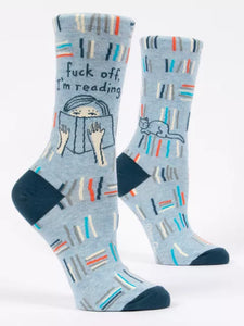 Crew Socks Women - F*ck Off I'm Reading