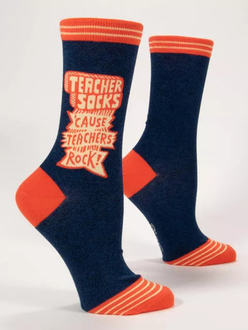 Crew Socks Women - Teachers Rock