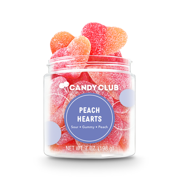 Peach Heart Gummies 7oz