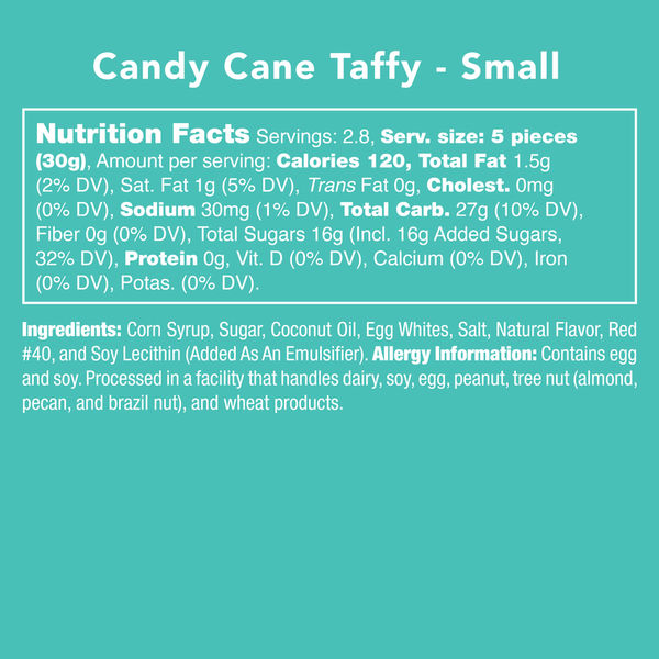 Candy Cane Taffy 3oz