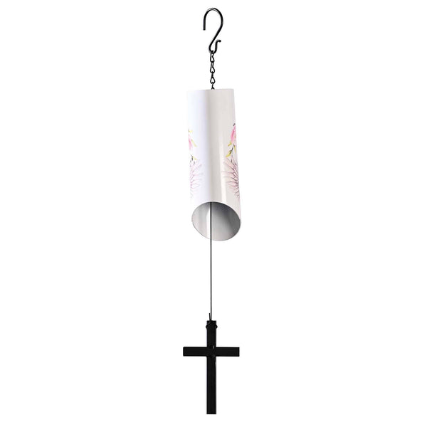 On Angels Wings Wind Chime 23"