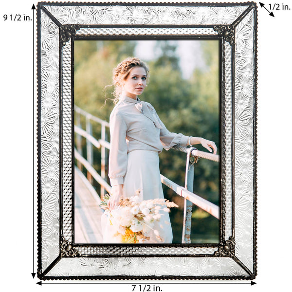 Vintage Wedding Picture Frame 5x7 Horizontal/Vertical