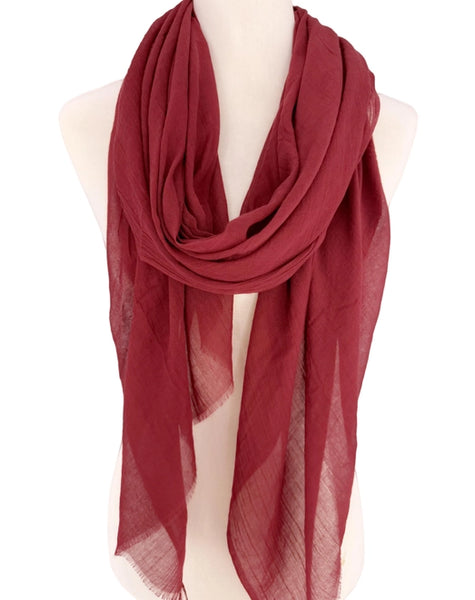 Super Soft Solid Color Scarf Choose Your Color 40x72