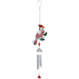 Pewterworks™ Cardinal Wind Chime 26"