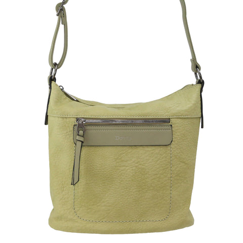 Vegan Leather Shoulder Bag Light Green