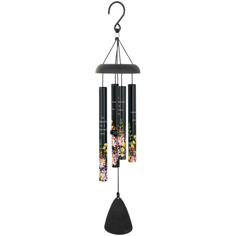 Beautiful Life Picturesque Sonnet Wind Chime 21"