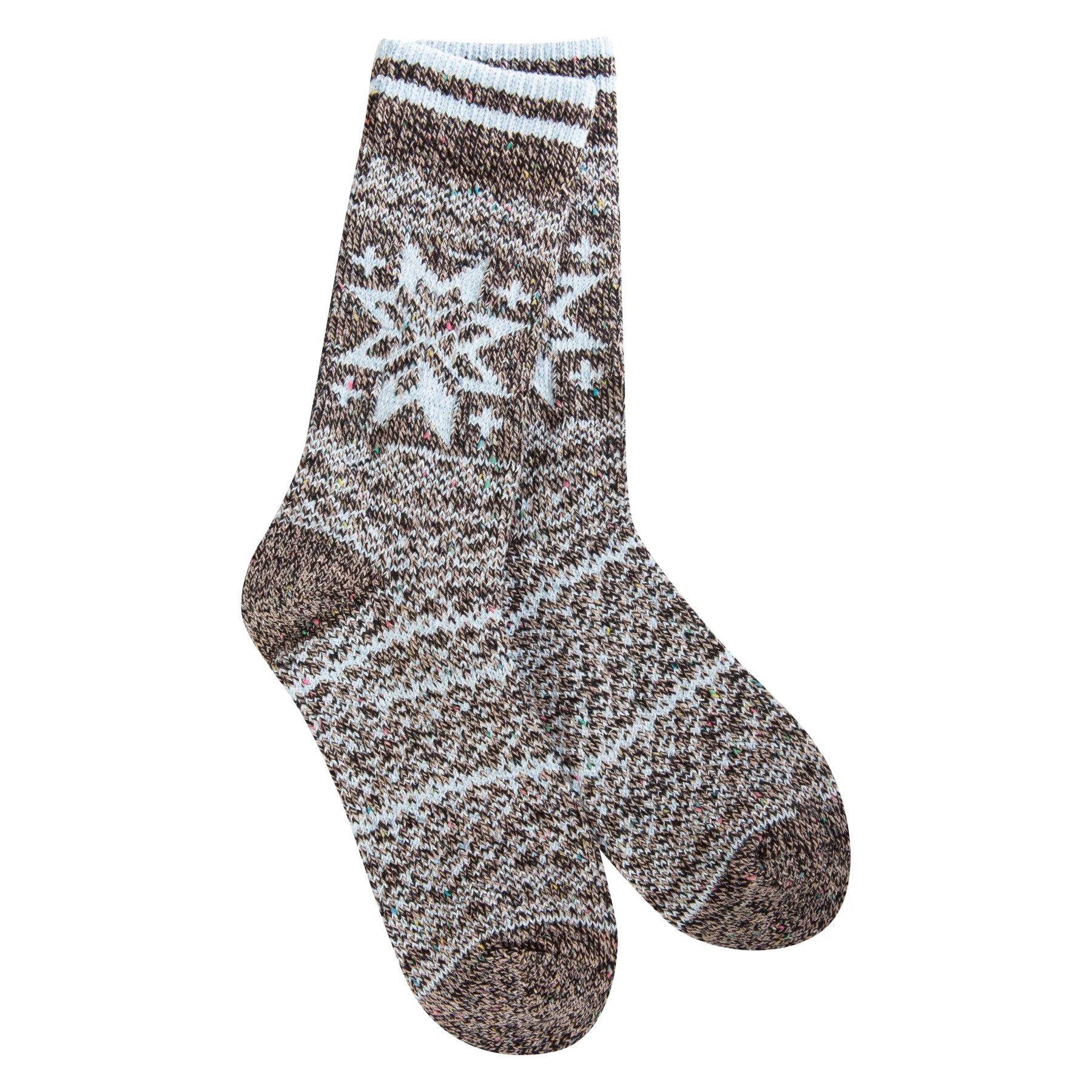 Holiday Confetti Crew Socks Blue Multi