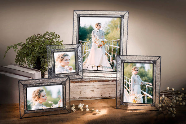 Vintage Wedding Picture Frame 8x10 Horizontal/Vertical