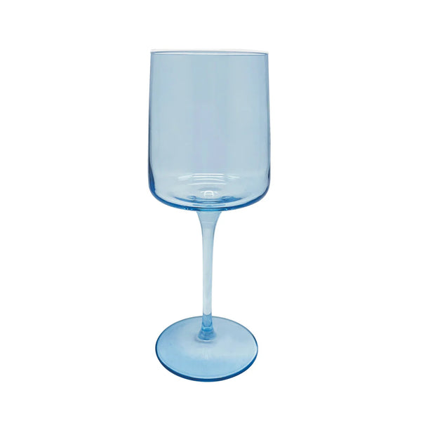 Fine Line Light Blue Wine Glass Set of 4