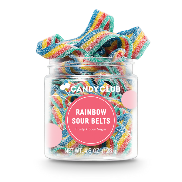 Rainbow Sour Belts 6oz