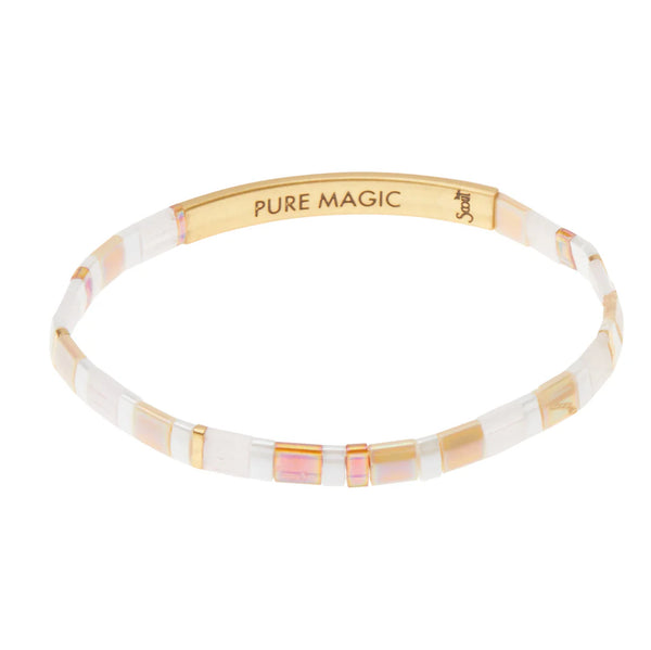 Good Karma Miyuki Bracelet Pure Magic - Neutral/Gold