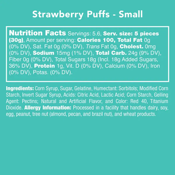 Strawberry Puff Gummies 5oz