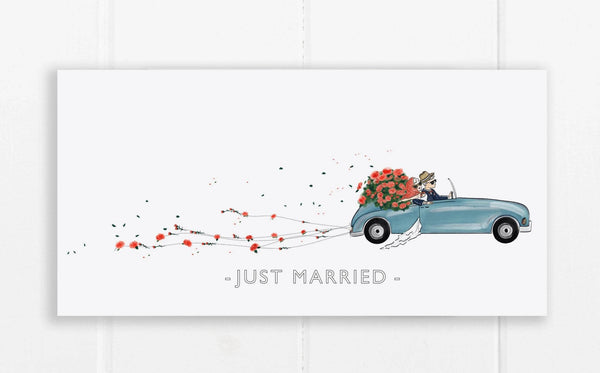 Just Married - Long Card