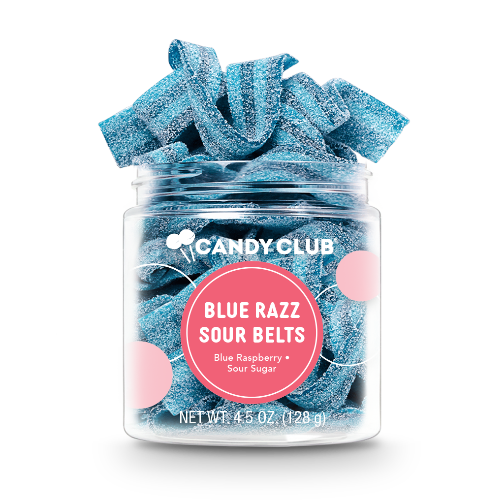 Blue Razz Sour Belts 4.5oz