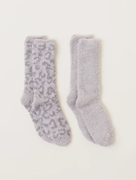 Cozy Chic Women's Barefoot in the Wild™ 2 Pair Sock Set