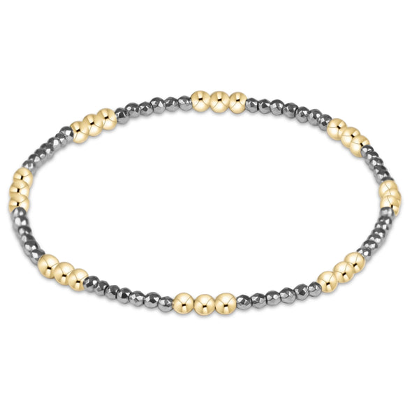 Joy Faceted Hematite Bracelet