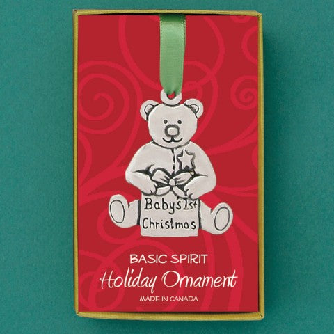 Teddy/Baby's First Holiday Ornament