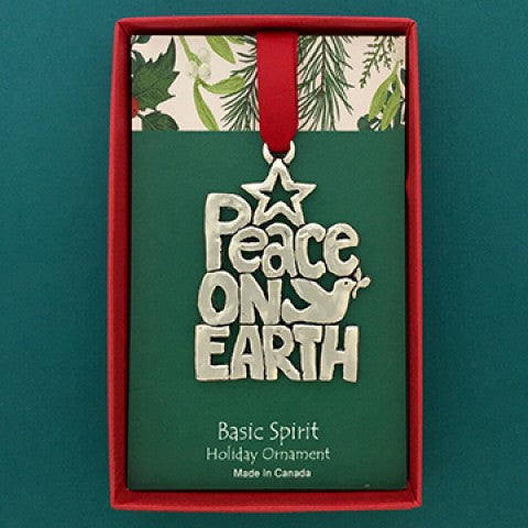 Peace on Earth Holiday Ornament