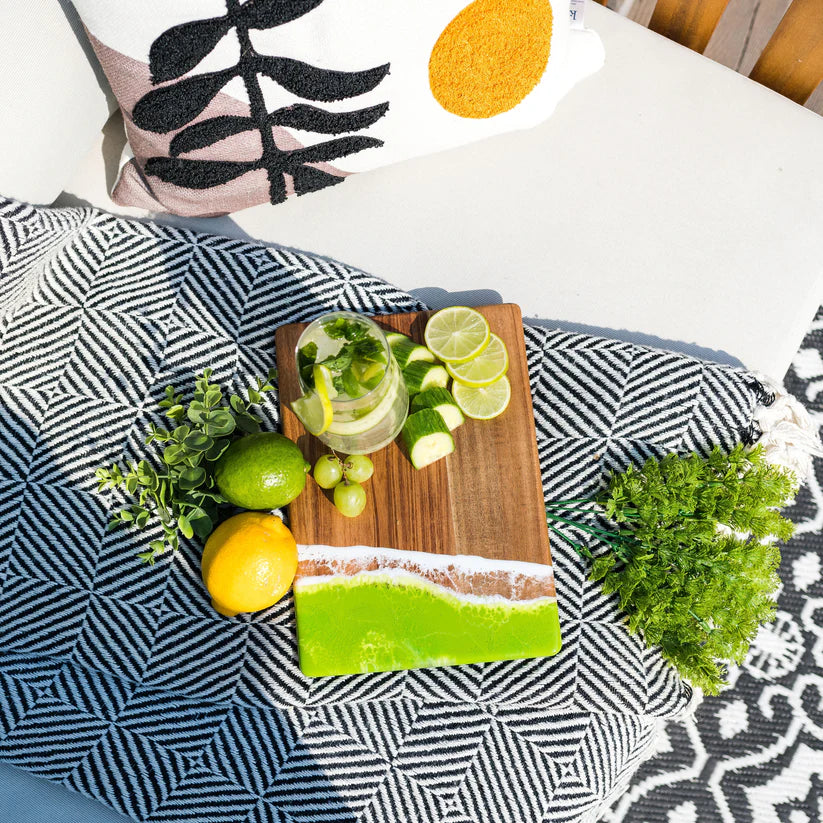 Acacia Promo Charcuterie Board Lime 8x11