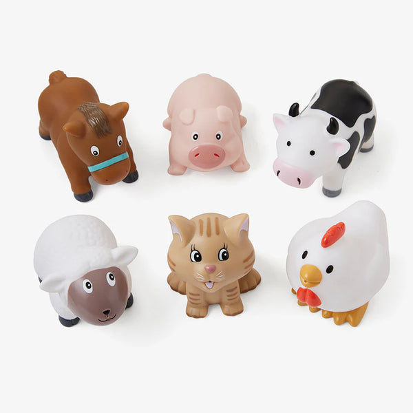 Barnyard Party Squirtie Baby Bath Toys