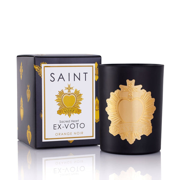 Ex-Voto Sacred Heart Special Edition Candle Black 14oz