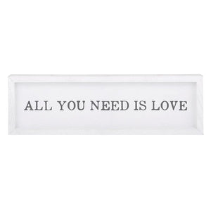 Face to Face 8.5" x 28" Word Board - All You Need Is Love