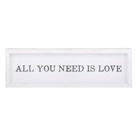 Face to Face 8.5" x 28" Word Board - All You Need Is Love